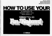 Yamaha TYU-30 Owner's Manual (image)