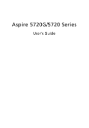 Acer Aspire 5715Z Aspire 5320/5715/5715Z/5720/5720G User's Guide EN