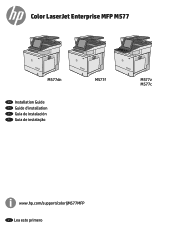 HP Color LaserJet Enterprise MFP M577 Installation Guide 4