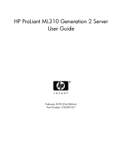 HP ML310 ProLiant ML310 Generation 2 Server User Guide