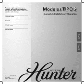 Hunter 21325 Owner's Manual