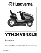 Husqvarna YTH24V54XLS Owners Manual