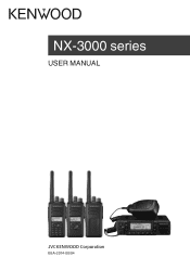 Kenwood NX-3000Series User Manual