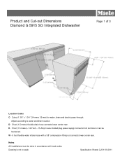 Miele Diamond G 5915 SCi Dimension G5915 SCi