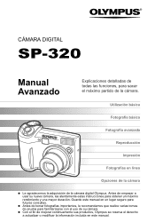 Olympus SP 320 SP-320 Manual Avanzado (Español)