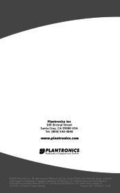 Plantronics 510SL User Guide
