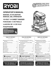Ryobi P440 Operation Manual 2