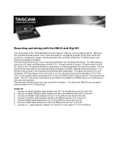 TASCAM DM-24 Application-Specific Documents DM-24 with Digi 001