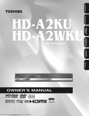 Toshiba HD-A2W Owners Manual