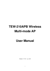 TRENDnet TEW-210APB User's Guide