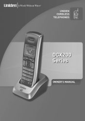 Uniden DCX200RED English Owners Manual
