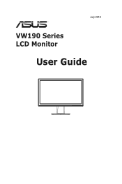 Asus VW190D User Guide