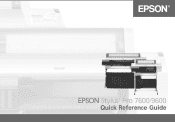 Epson Stylus Pro 7600 Quick Reference Guide