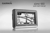 Garmin Zumo 660 Quick Start Manual
