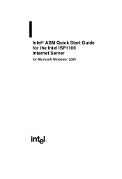 Intel ISP1100 Quick Start Guide