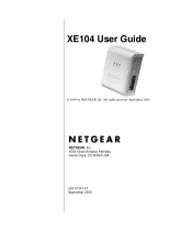 Netgear XE104 XE104 User Guide
