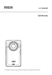 RCA EZ2100 Owner/User Manual