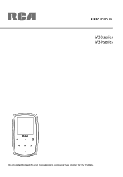 RCA M3904 User Manual - M3904