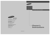 Samsung TX-P3271H User Manual (user Manual) (ver.1.0) (English)