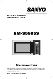 Sanyo EMS5595S Owners Manual