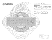 Yamaha CA-1000 Owner's Manual