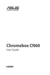 Asus Chromebox Chromebox Users manual English