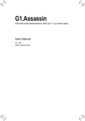 Gigabyte GA-G1.ASSASSIN Manual