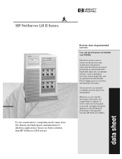 HP NetServer LH 6000 HP Netserver LH II Datasheet