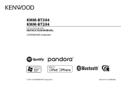 Kenwood KMM-BT304 Instruction Manual 2