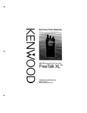 Kenwood TK3101K2 Instruction Manual