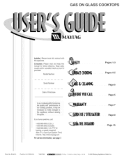 Maytag MGC6430BDB User Guide