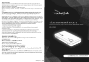 Rocketfish RF-G1185 Quick Setup Guide (French)