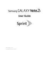 Samsung SM-N900P User Manual Sprint Wireless Sm-n900p Galaxy Note 3 Jb English User Manual Ver.mi6_f6 (English(north America))