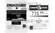 Viking VCSB5483 Energy Guide