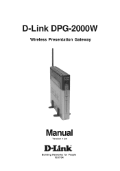 D-Link DPG-2000W Product Manual