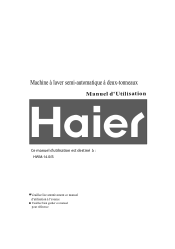 Haier HWM-14.0 User Manual