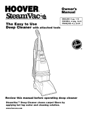 Hoover F5835 Manual