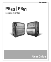 Intermec PB51 PB50 and PB51  Mobile Printer User Guide
