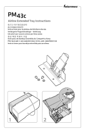 Intermec PM43/PM43c PM43c Airline Extended Tray Instructions