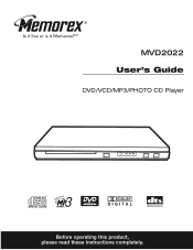 Memorex MVD2022 User Guide