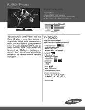 Samsung PN50C430 Brochure