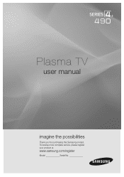 Samsung PN50C490B3D User Manual (user Manual) (ver.1.0) (Korean)