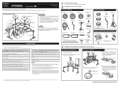 Yamaha DTX950K Assembly Manual
