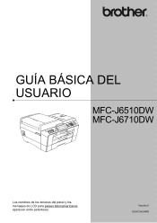Brother International MFC-J6510DW Users Manual - Spanish