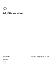 Dell 725 User Manual