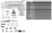 Hunter 25866 Parts Guide