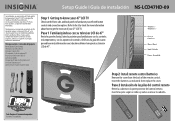 Insignia NS-LCD47HD-09 Quick Setup Guide (English)