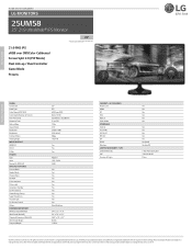 LG 25UM58-P Owners Manual - English