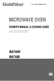 LG MA748W Owners Manual