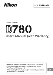 Nikon D780 Users Manual